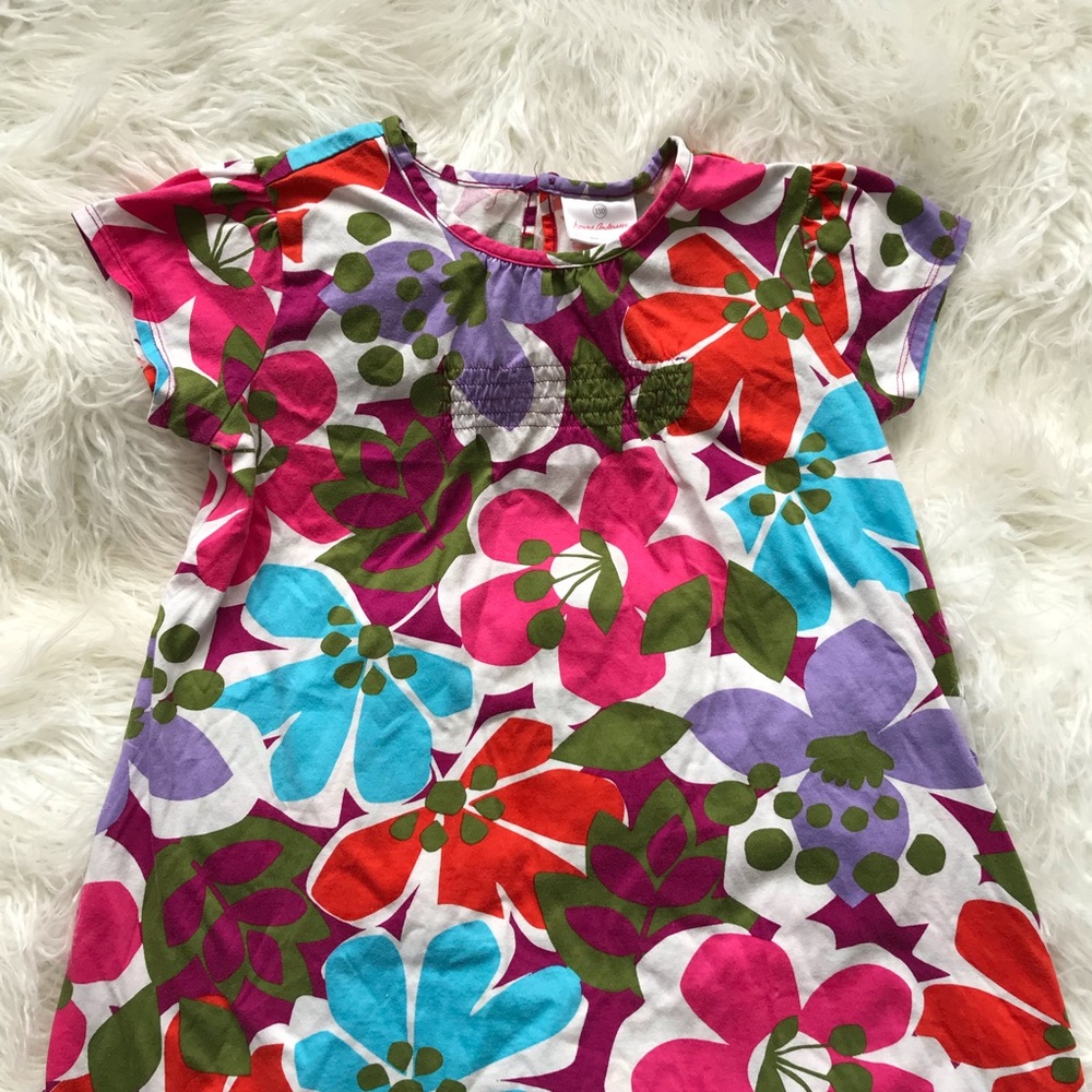 4/$25‎ HANNA ANDERSSON GIRL’S FLORAL DRESS - Picture 3 of 6